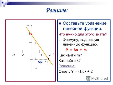 как найти b в линейной функции