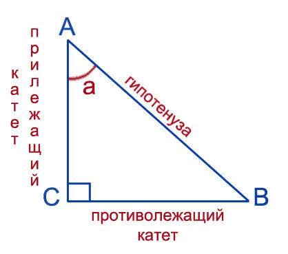 как найти cos треугольника
