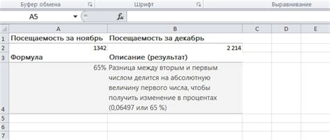 как найти разницу в excel