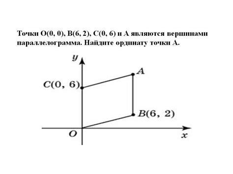 найдите ординату точки c